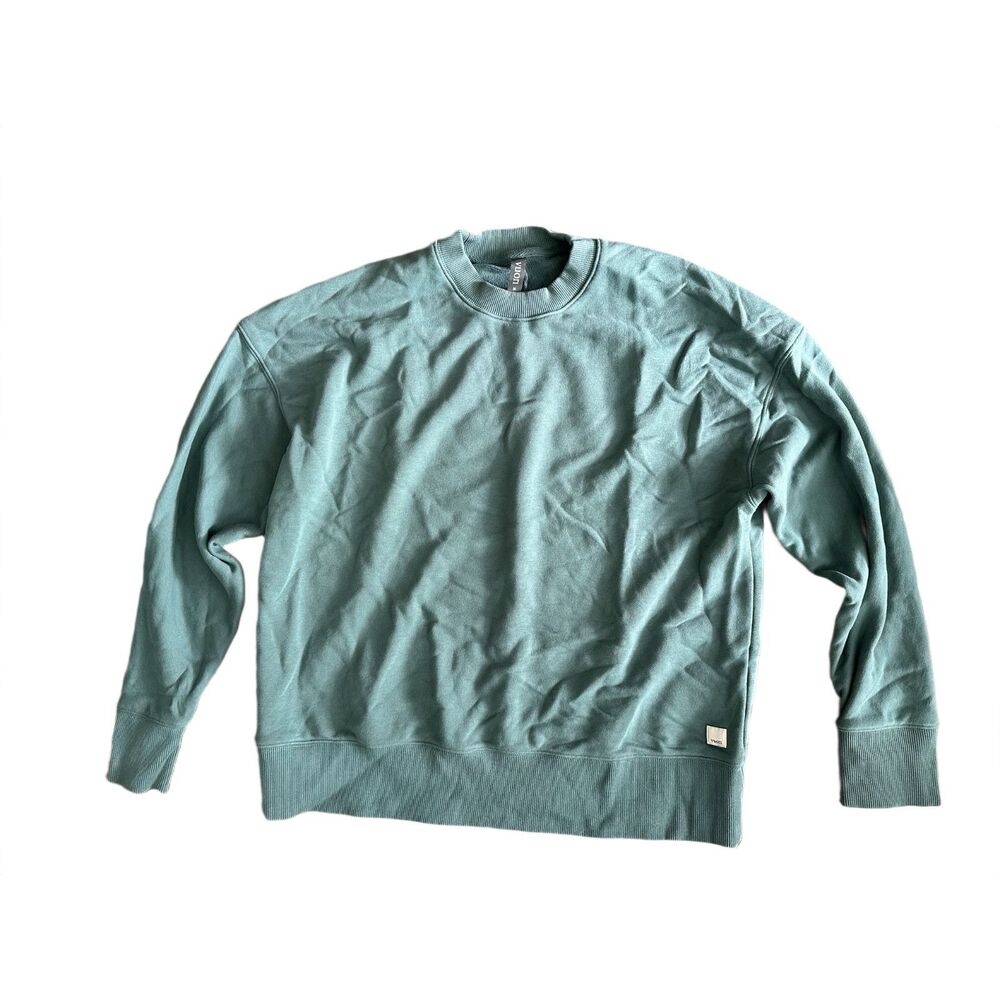 Vuori Performance Pullover Teal Medium
